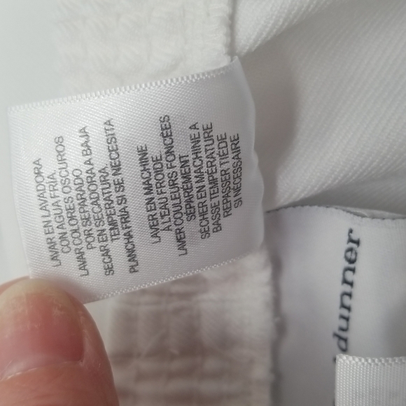 Alfred Dunner SZ 12 Pants Slacks Pull On Elastic Waist White Grandma Core Granny - Picture 6 of 8